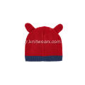 Boy's Knitted Warm Fleece Lined Ultraman Beanie Cap